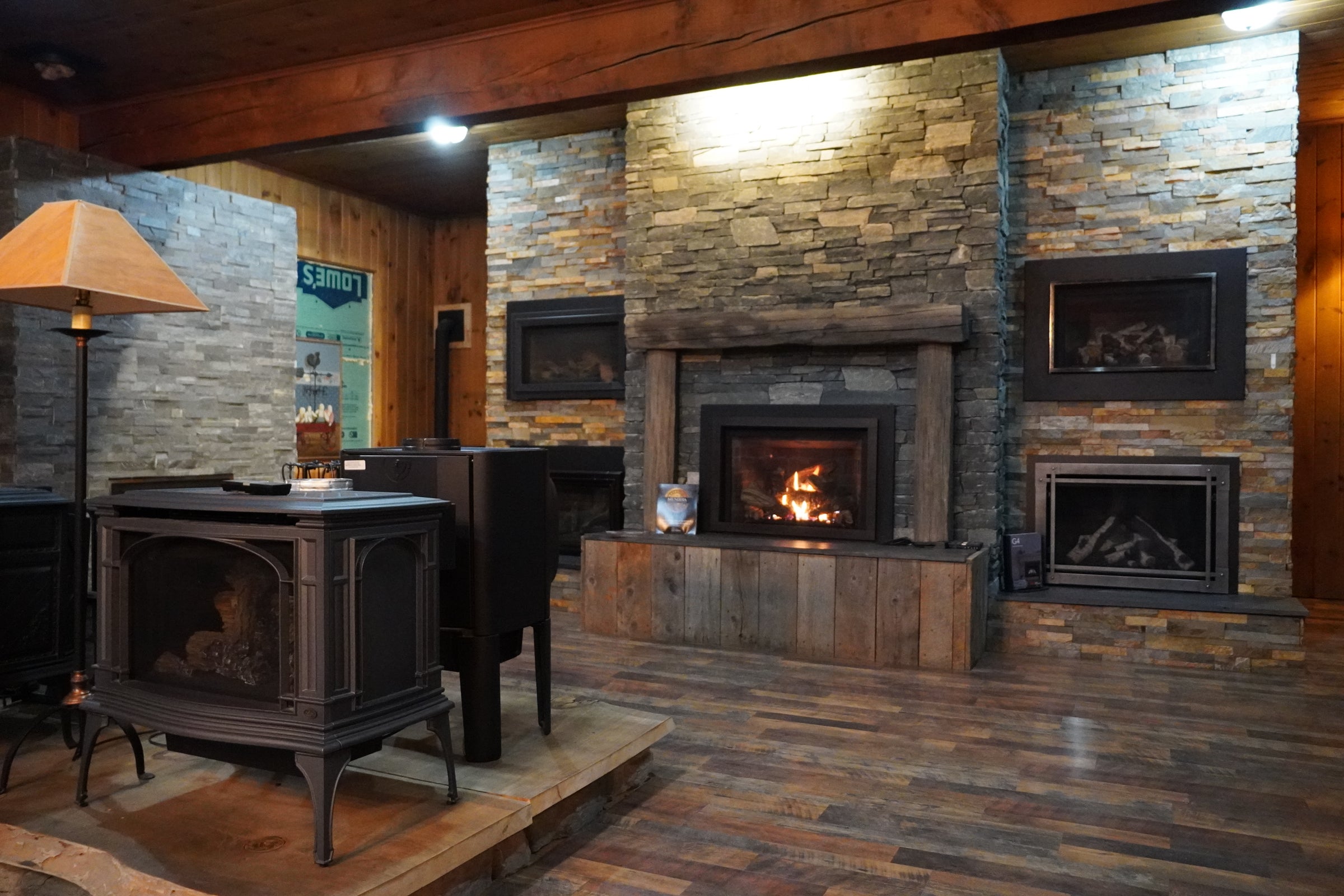 Wood Stoves  In Our Fireplace Showroom